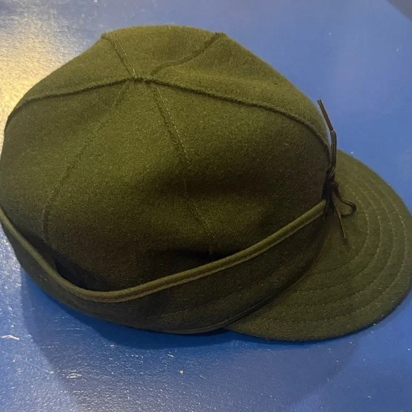 Stormy Kromer Original Cap Olive Green Size 7 3/8 USA Made Wool Hat - Picture 3 of 8